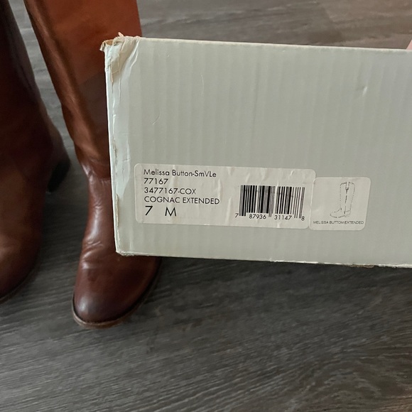 Frye Melissa Button Boots - Cognac - Picture 4 of 4